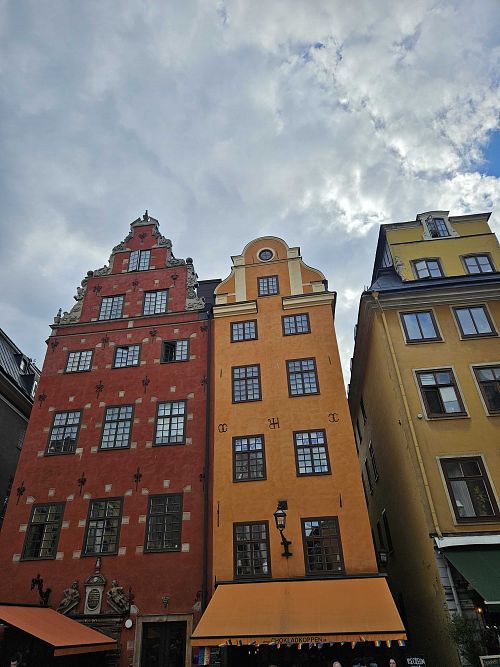 Historická část Stockholmu zvaná Gamla Stan