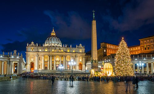 Vánoční atmosféra v Římě