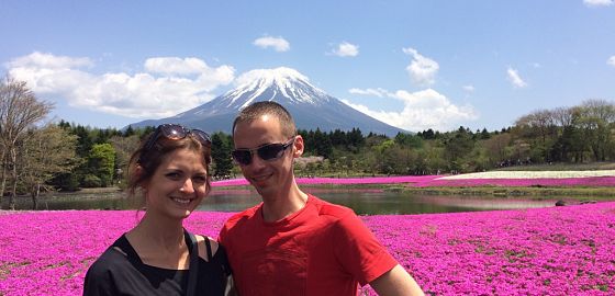 FOTOREPORTÁŽ: S Bárou Klementovou v Japonsku aneb Vzpomínky na rozkvetlou horu Fudži