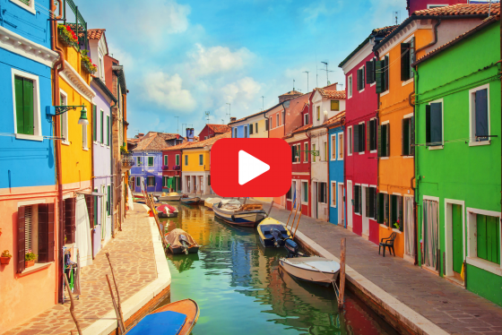 VIDEO: Benátky – Murano, Burano a Lido