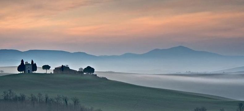 Mlha v Itálii
