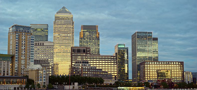 Canary Wharf - považuje se za největší trh s nemovitostmi