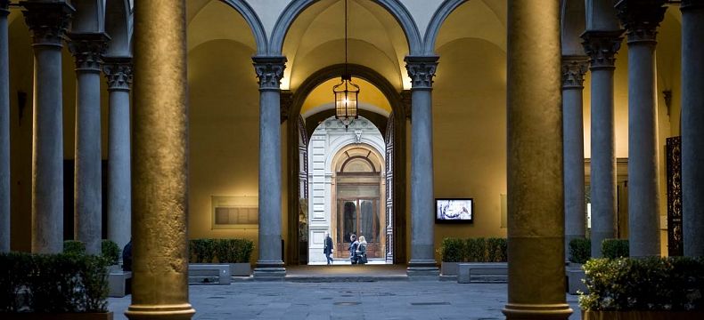 Interiér paláce Strozzi