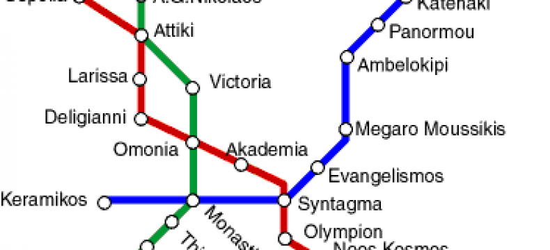 Plán athénského metra
