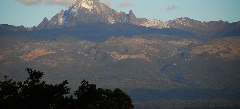 Kolem pohoří Mount Kenya se rozprostírá národní park