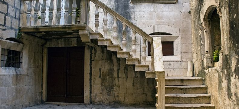 Typická architektura na Korčule