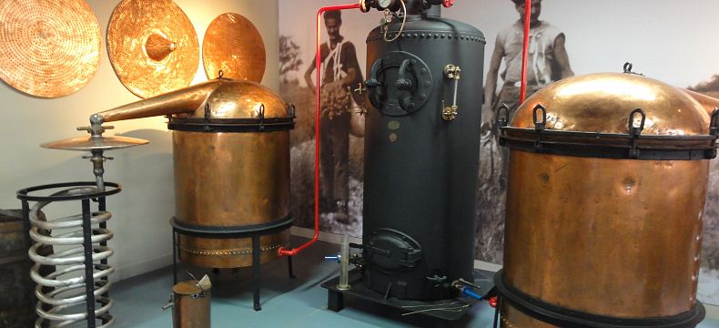 Přístroje na destilaci levandulové esence