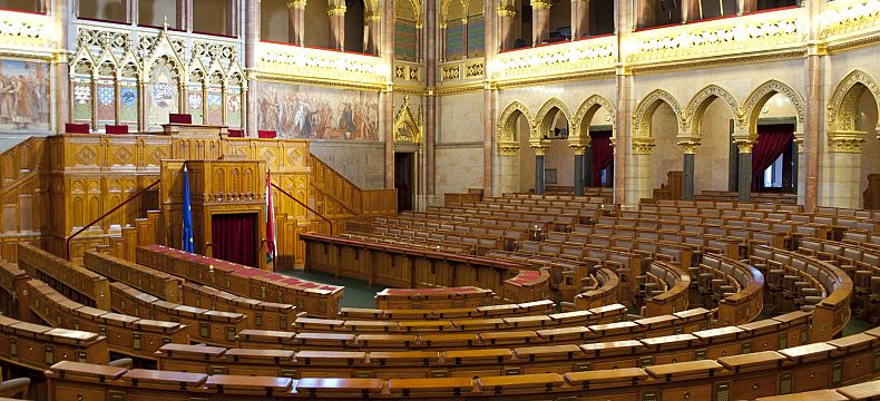 Budapešťský parlament - interiér