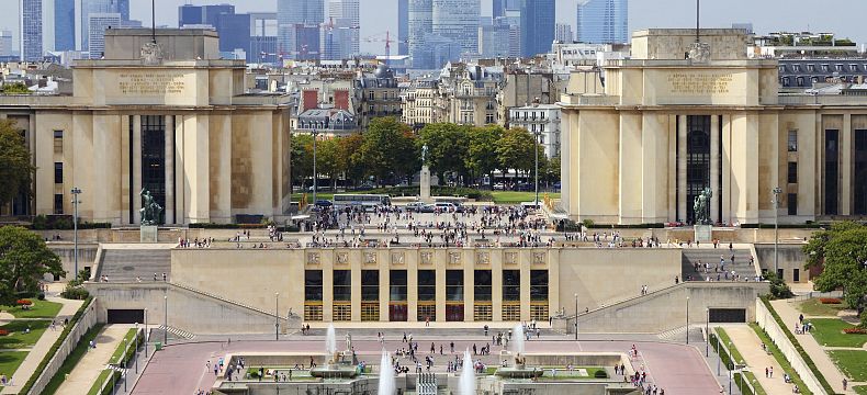 Výhled na Trocadéro