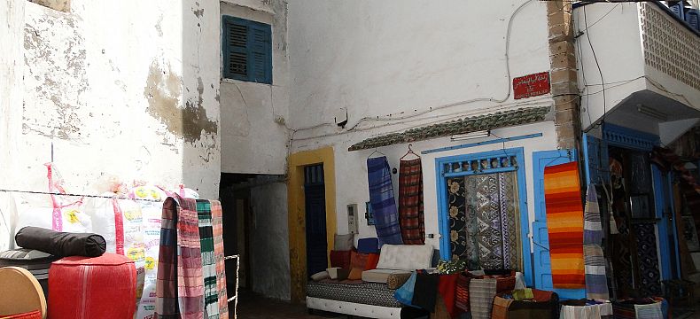 Barevné tržiště v Essaouiře