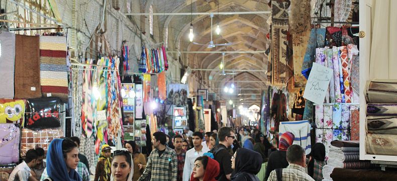 Tradiční íránský bazar