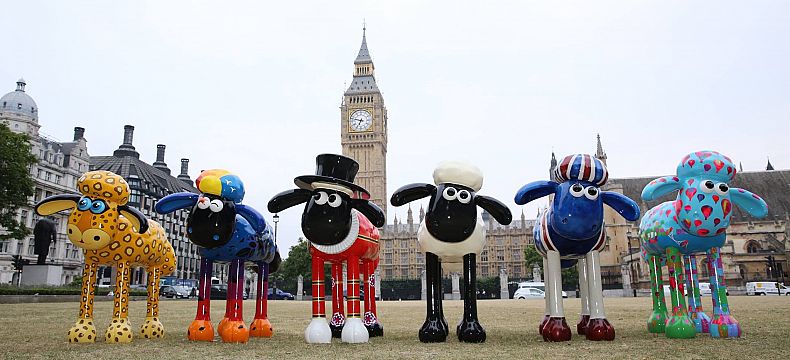 Ovečka Shaun vyrazila s kamarádkami do Londýna