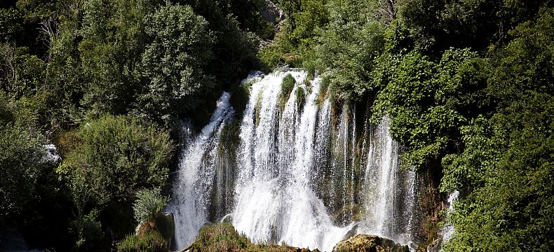 Vodopád v parku Krka