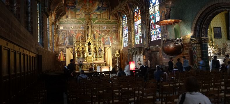 Bazilika Svaté krve - interiér
