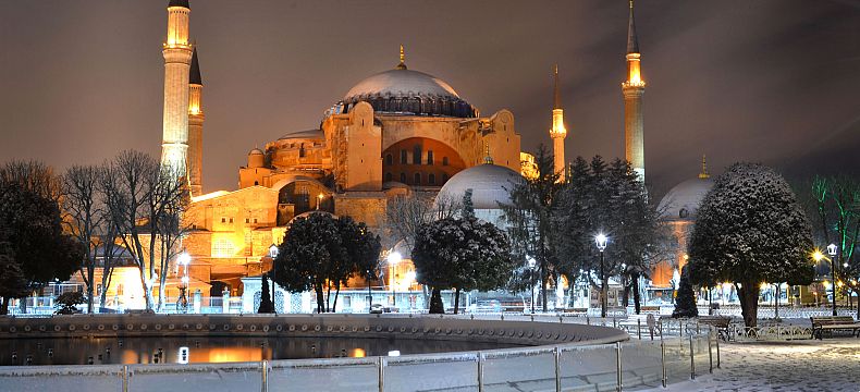 Zimní Hagia Sofia