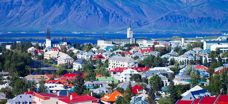 Hlavní město Reykjavík