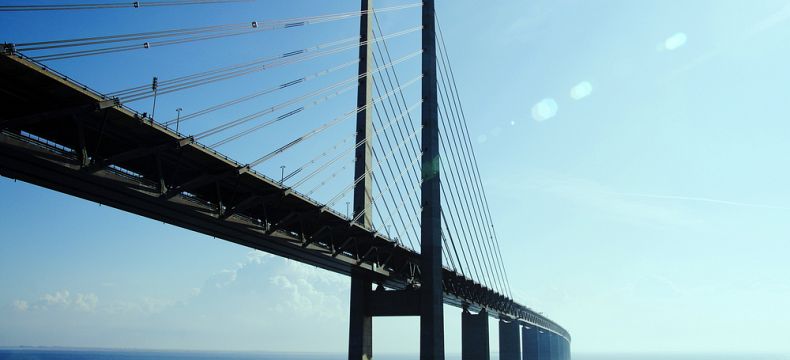 Most Øresundbron od roku 2000 spojuje Dánsko se Švédskem