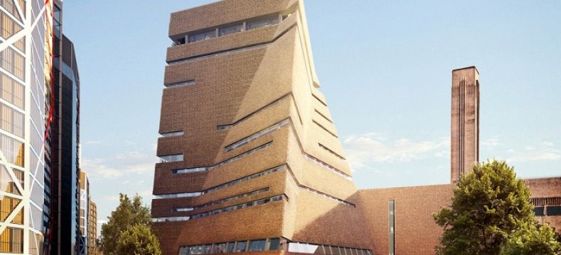 Jak se vám líbí nová budova galerie Tate Modern ve tvaru zprohýbaného trojúhelníku?