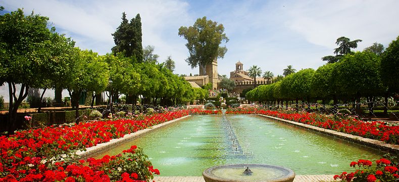 Zahrady paláce Alcazar de los Reyes Cristianos