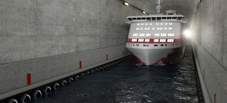 Tunel budou využívat také lodě na trase z Bergenu do Kirkenes