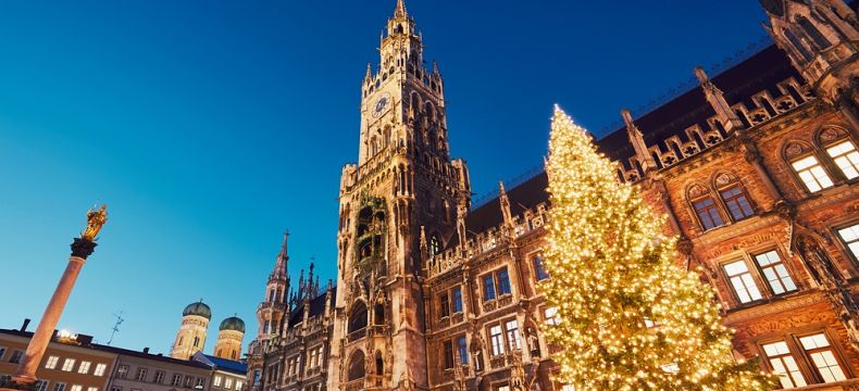 Vánoční trhy v Mnichově jsou velmi oblíbené 