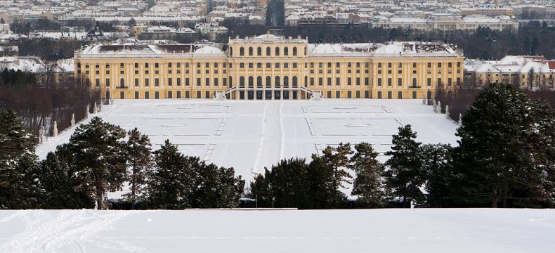 Schönbrunn má své kouzlo kdykoliv v roce