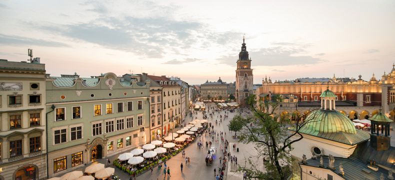 Krakov, nejatraktivnější a nejnavštěvovanější město Polska