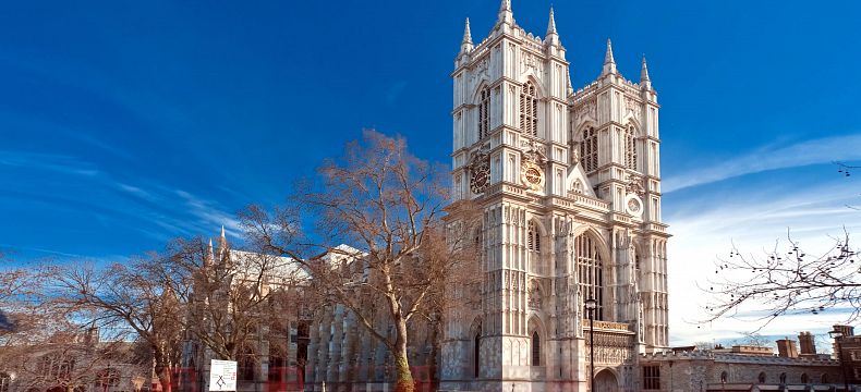 Westminster Abbey - zde byl uzavřen sňatek prince Williama a Kate Middleton