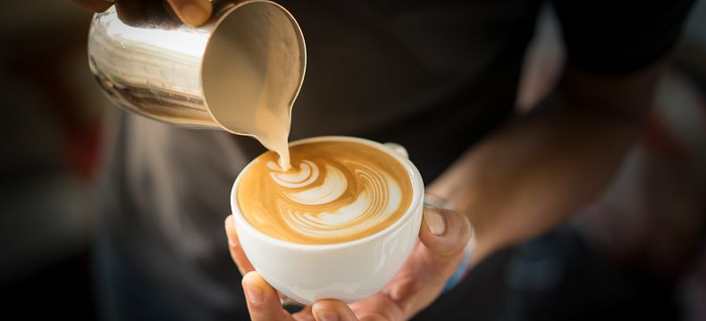 Cappuccino s mléčnou pěnou 