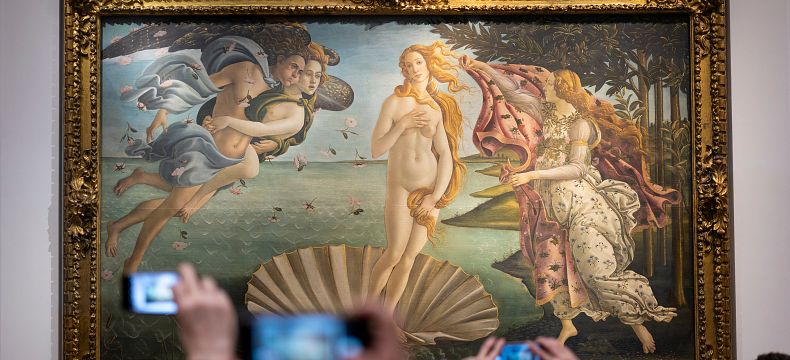 Zrození Venuše od Botticelliho