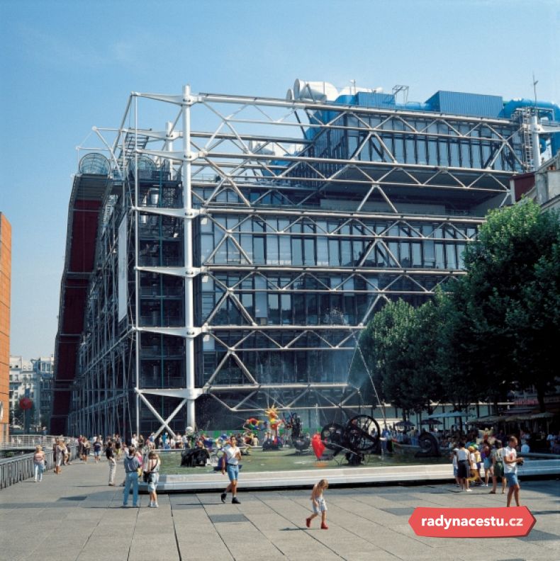 Centre George Pompidou v sobě skrývá sbírku moderního umění