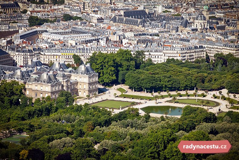 Lucemburský palác a jeho zahrady jsou oázou klidu ve velkoměstě