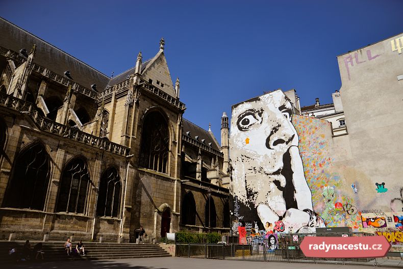 V okolí Centra George Pompidoua najdete zajímavá zákoutí