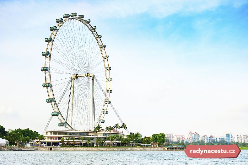 Singapore Flyer v celé své gigantické kráse