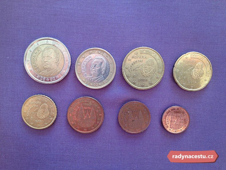 Španělské euromince