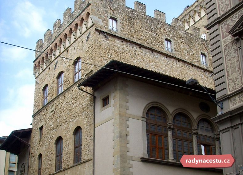 Palazzo dell'Arte della Lana ve Florencii, kde sídlil cech tkalců vlny 