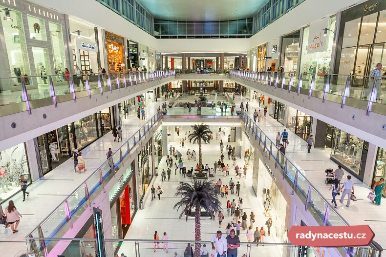 Na nákupy se vydejte do Dubai Mall