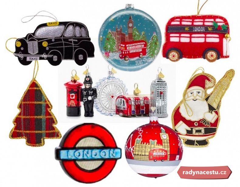 Tyhle ozdoby na stromeček vás zavedou do okouzlujícího vánočního Londýna 
