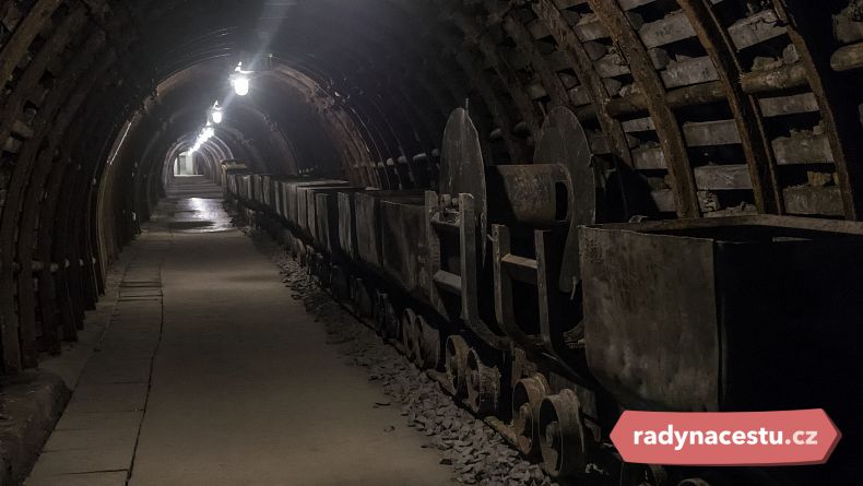Tunel Julia - těžba uhlí