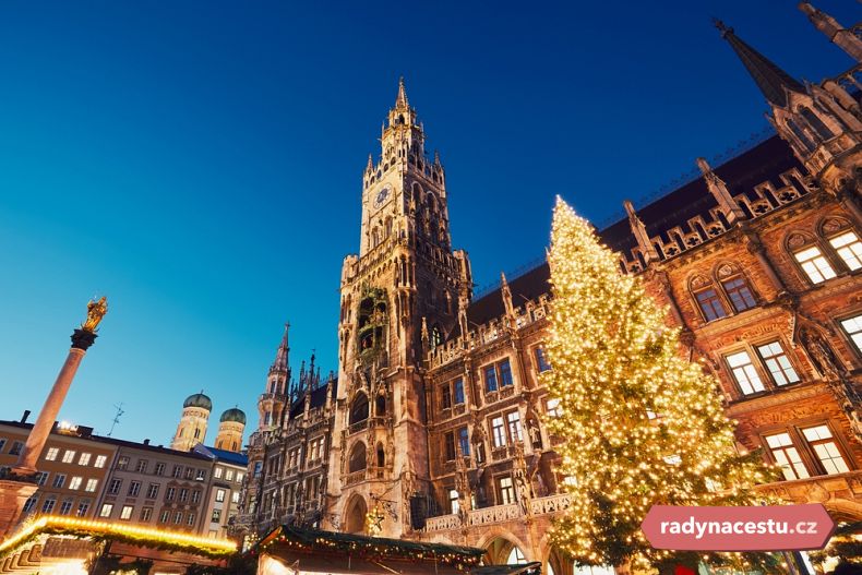 Vánoční trhy v Mnichově jsou velmi oblíbené 