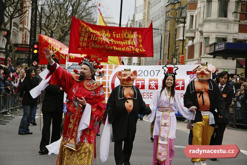 Oslavy čínského nového roku v Londýně