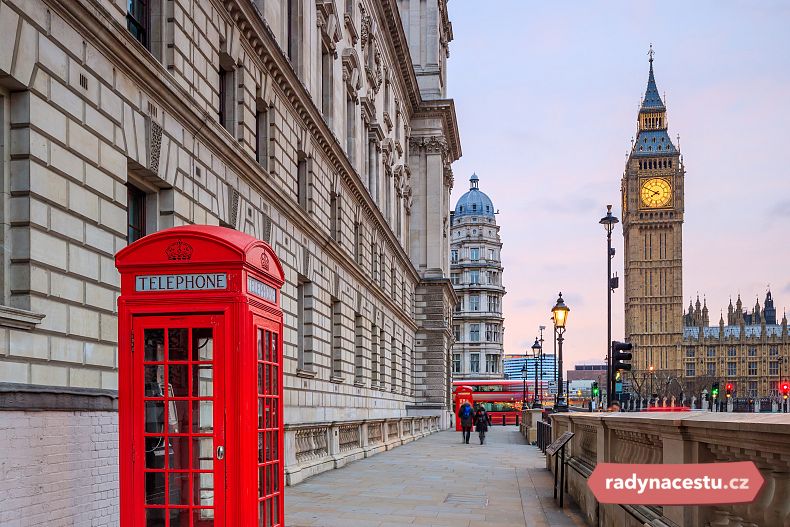 Hodinová věž Big Ben je symbolem Londýna