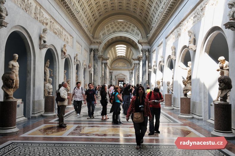 7 kilometrů místností a galerií, i to jsou Vatikánská muzea