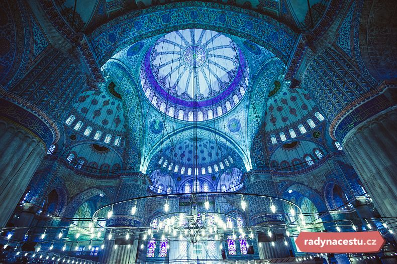 Interiér Modré mešity
