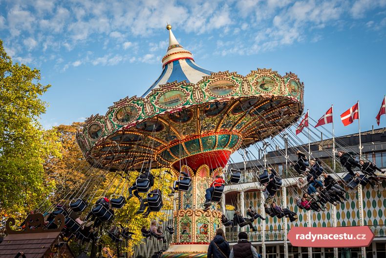 Zábavní park v Tivoli nabízí různé atrakce