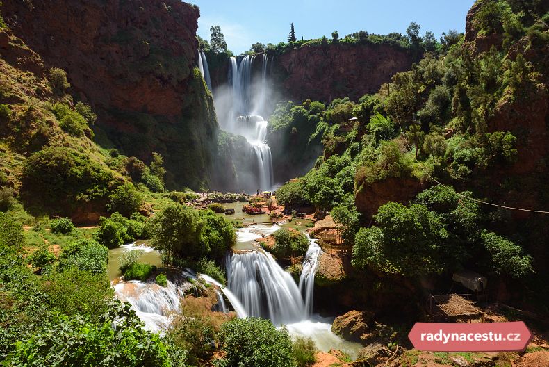 V blízkosti města najdete i překrásné vodopády Ouzoud