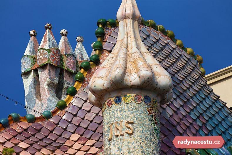 Casa Batlló - střecha 