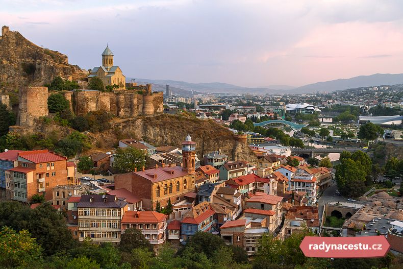 Výhled na Tbilisi