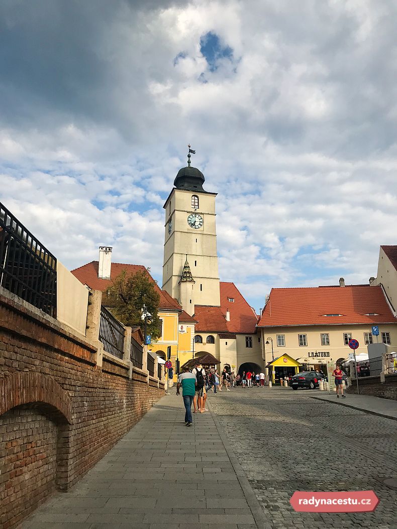 Malebné městečko Sibiu žilo