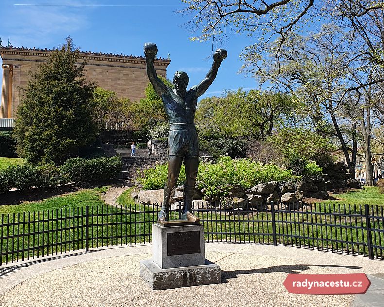 Rocky Balboa v celé své kráse ve Philadephii
